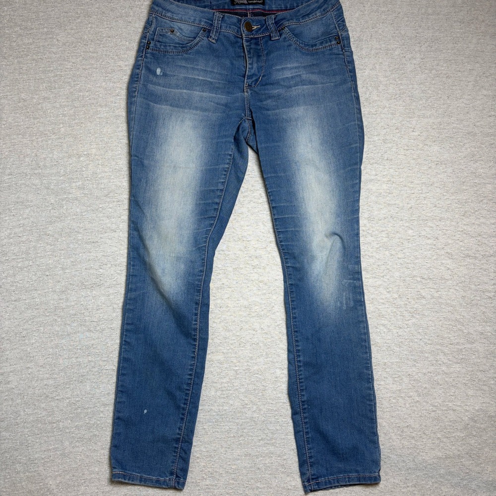 Royalty for Me Womens Skinny Jeans 6P Blue WannaBettaButt Stretch Medium Wash